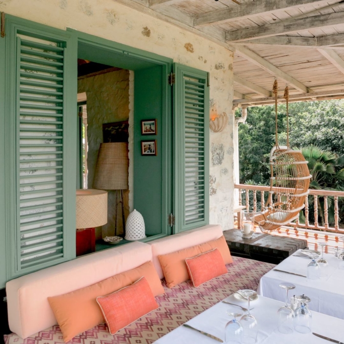 Tristan Auer, Restaurant, Hôtel The Cotton House, île Mustique, Caraïbes